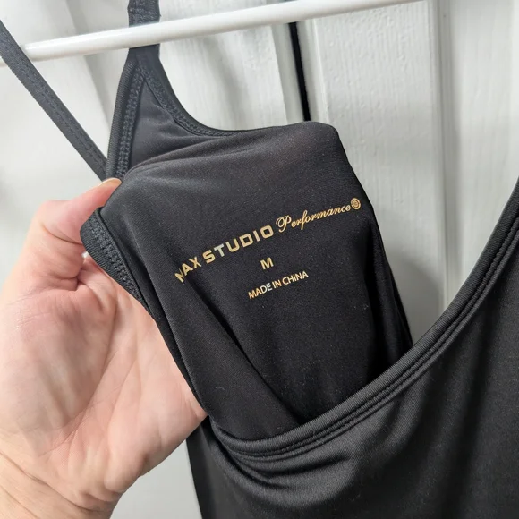 Little Black Athletic Dress - Picture 4 of 6